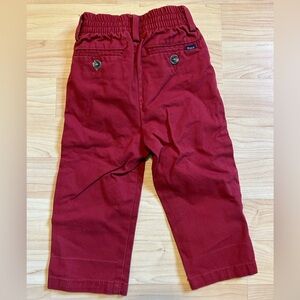 Polo by Ralph Lauren Kids BELTED STRETCH COTTON CHINO, CAMDEN RED, 12M